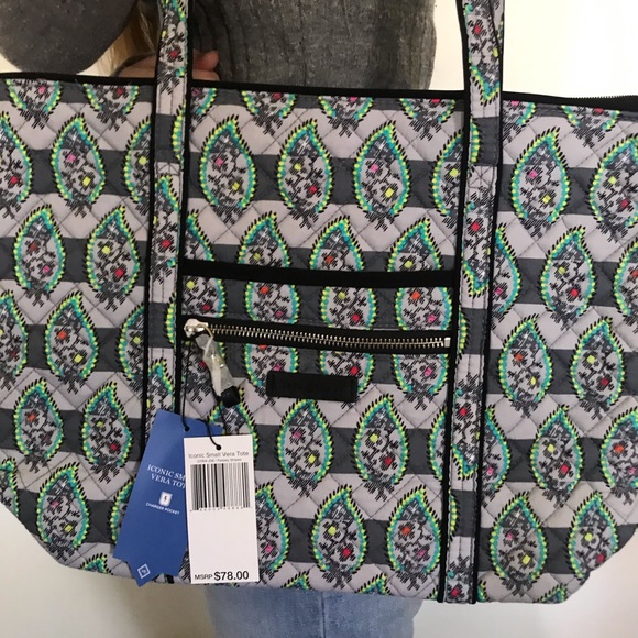 Vera Bradley Iconic Small Tote - Picture 2 of 4